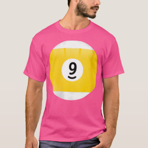 Wo Number 9 Pool Ball Billiard Pool Ball T-Shirt