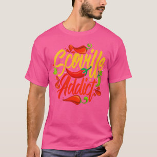 Wo Scoville Addict Spicy Hot Chili Habanero Pepper T-Shirt