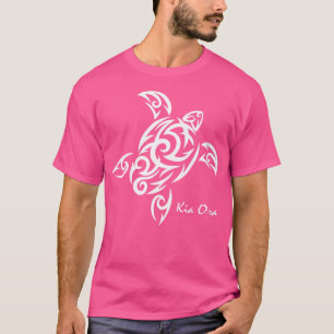 Wo Symbol Turtle New Zealand Kia Ora Culture Haka  T-Shirt