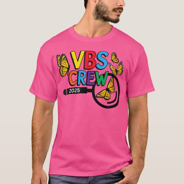 Wo Vbs 2025 Magnified Vacation Bible School Butter T-Shirt (Front)