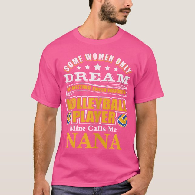 Wo Volleyball Proud Volleyball Nana T-Shirt (Front)