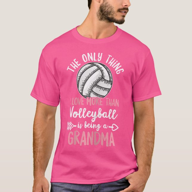 Wo Volleyball Session For A Volleyball Grandma T-Shirt (Front)