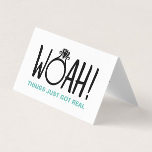 Woah Save the Date Photo Card