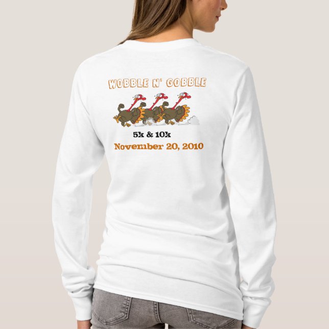 Wobble n' Gobble Run T-Shirt (Back)