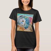 WOBBLE-ROCK Chow dog watercolor batik crate