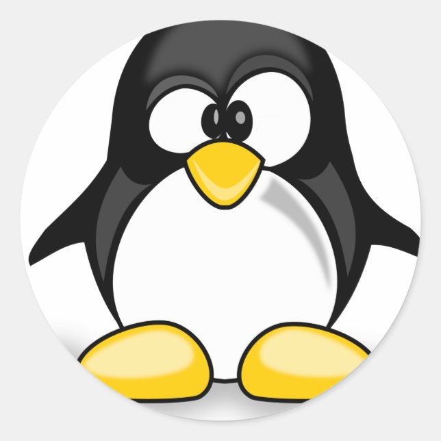 Wobbly Pete Classic Round Sticker (Front)