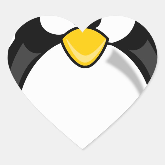 Wobbly Pete Heart Sticker (Front)