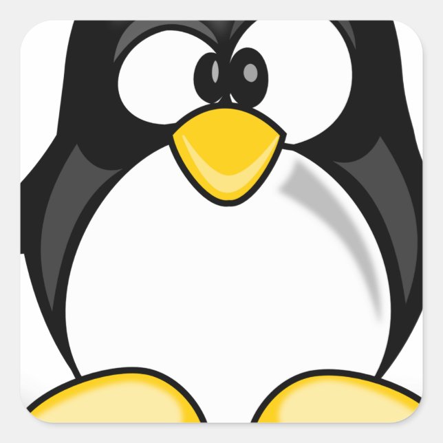 Wobbly Pete Square Sticker (Front)