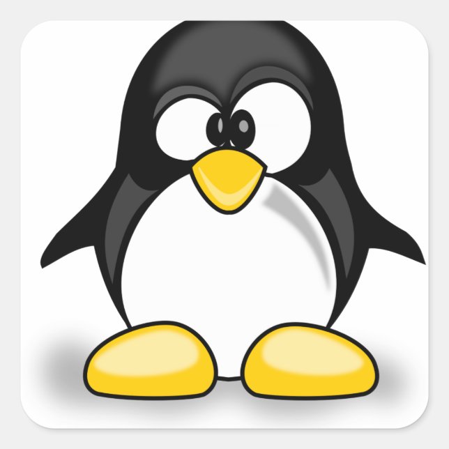 Wobbly Pete Square Sticker (Front)