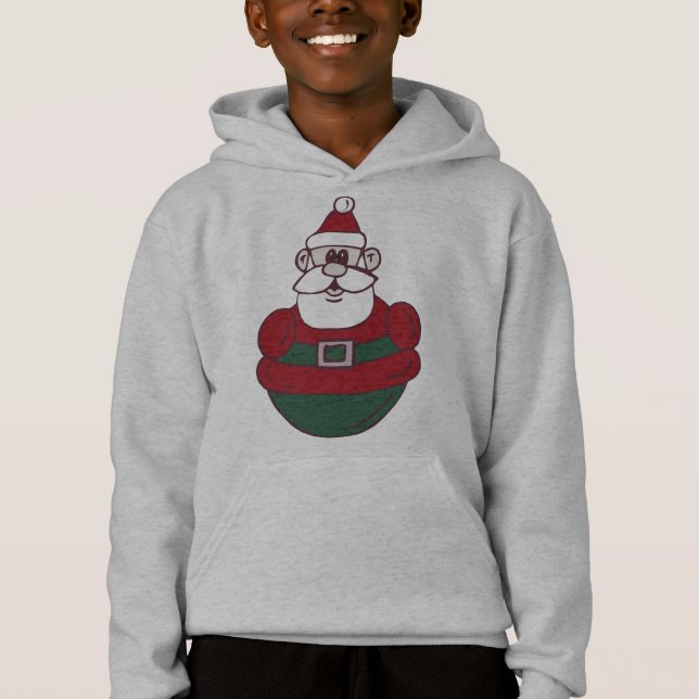 Wobbly Santa Claus Hoodie (Front)