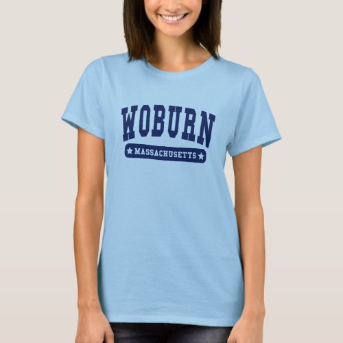 Woburn Massachusetts College Style tee shirts