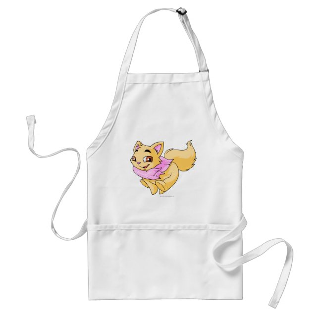 Wocky Yellow Adult Apron (Front)