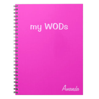 WOD Journal - Hot Pink