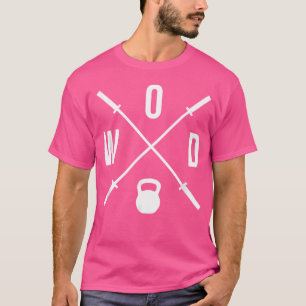 Wod Kettlebell And Barbell T-Shirt