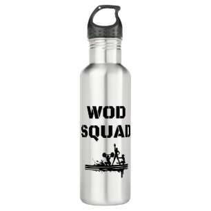 WOD SQUAD - Crossfit-Inspired Unique Stainless Steel Water Bottle