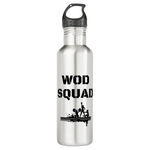 WOD SQUAD _ Crossfit_Inspired Unique Stainless Steel Water Bottle