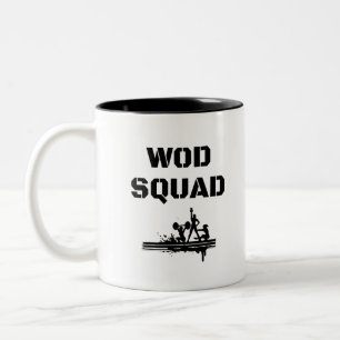 WOD SQUAD - Crossfit-Inspired Unique Two-Tone Coffee Mug