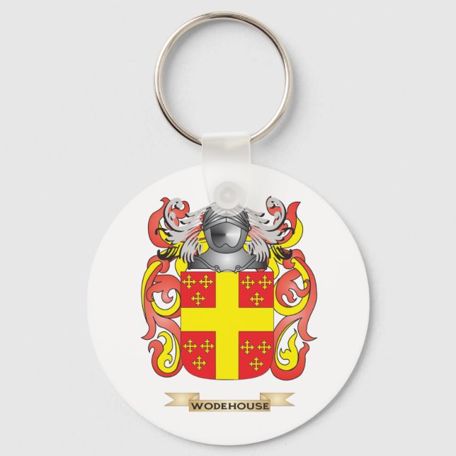 Wodehouse Family Crest (Coat of Arms) Keychain (Front)