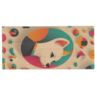 woden USB fash drive