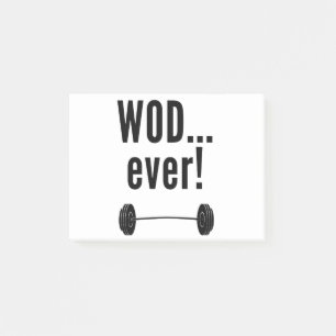 WODever! - Crossfit-Inspired Novelty Gifts Post-it Notes