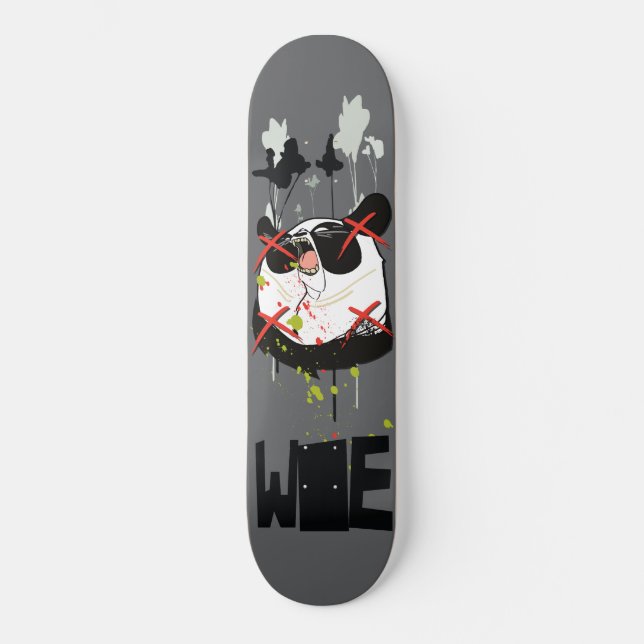 Woebots "Panda X" Skateboard Deck (Front)