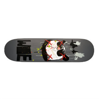 Woebots "Panda X" Skateboard Deck