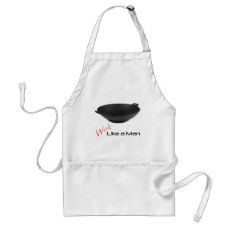 Wok Like a Man Adult Apron