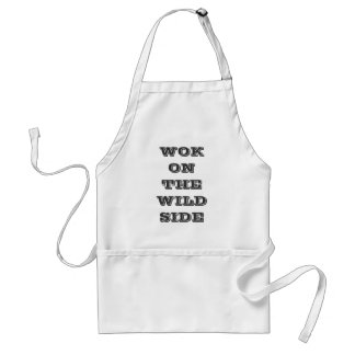 WOK ON THE WILD SIDE - Customized - Customized Adult Apron