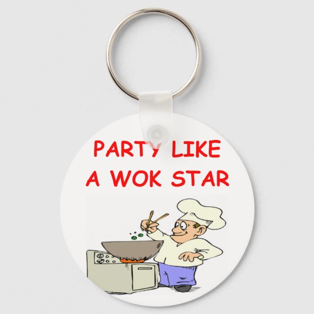 wok star keychain (Front)