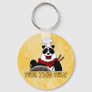 wok this way keychain