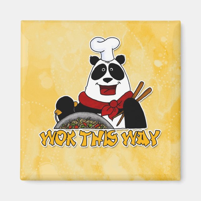wok this way magnet (Front)