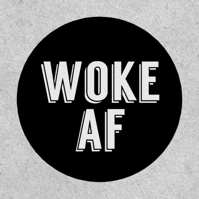 Woke AF Political Patch (Front)