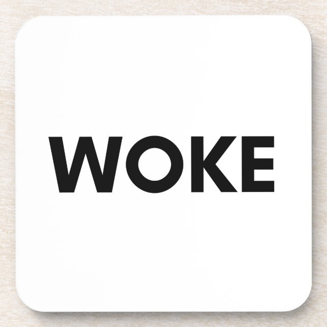 woke beverage coaster (Front)