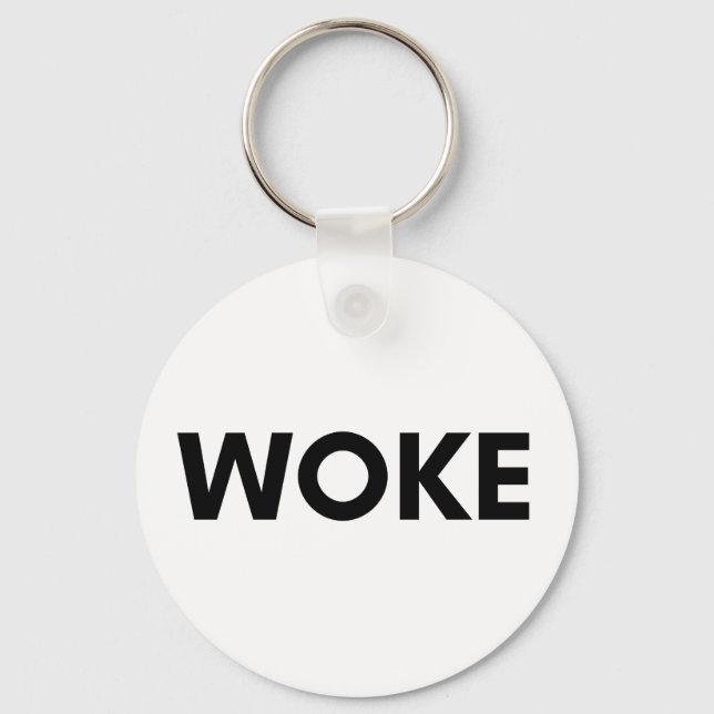 woke keychain (Front)