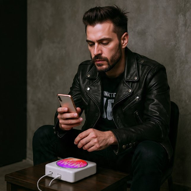 #WOKE (pink) Wireless Charger (Creator Uploaded)