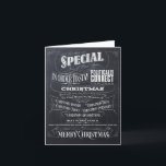 Woke Politically in-Correct Chalk Christmas - I Holiday Card<br><div class="desc">You know this is what you want to say when you get the non-committal, bland 'Happy Holiday' greeting. Well... here is your chance to make a statement. BTW - There are two versions of this card. This one is 'I' ... there is also a 'We' version, just check out our...</div>