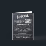 Woke Politically in-Correct Chalk Christmas - I Holiday Card<br><div class="desc">You know this is what you want to say when you get the non-committal, bland 'Happy Holiday' greeting. Well... here is your chance to make a statement. BTW - There are two versions of this card. This one is 'I' ... there is also a 'We' version, just check out our...</div>