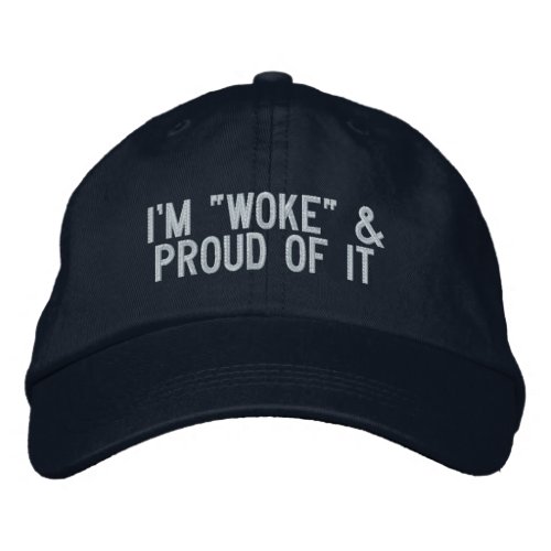 WOKE  PROUD Embroidered Hat