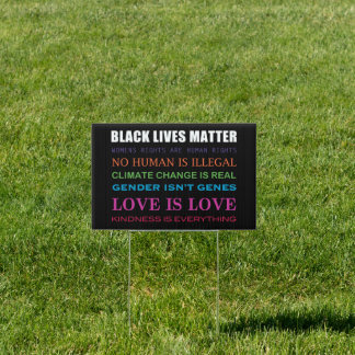 Woke sign that promotes trans rights.