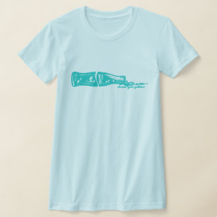 Woke Soda Bottle Series: Mint Blue T-Shirt