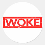 Woke Stamp Classic Round Sticker