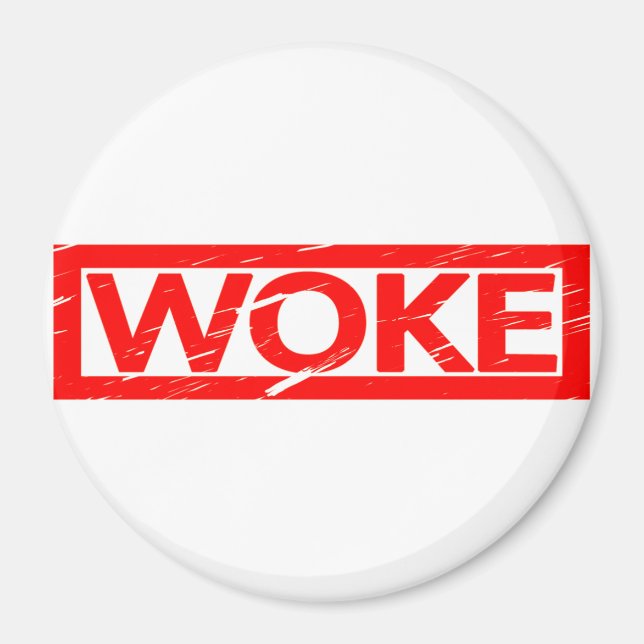 Woke Stamp Magnet (Front)