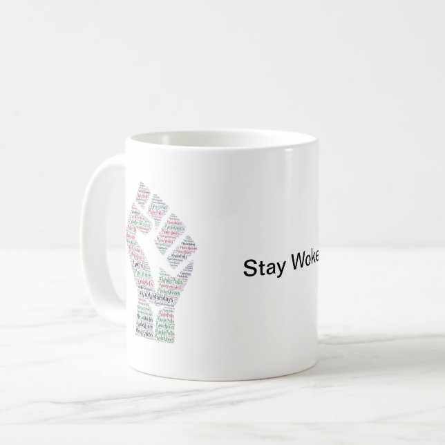 #WokeWednesdays Coffee Mug (Front Left)