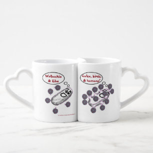 Wolbachia and Zika are Lovers Set by RoseWrites Coffee Mug Set