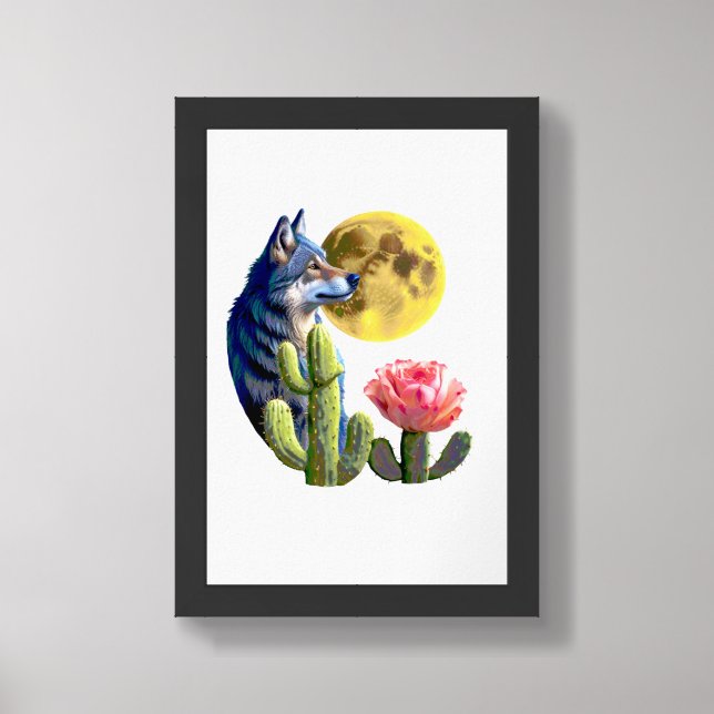 Wolf11: Framed Art (Framed Front)