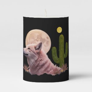Wolf12: Pillar Candle