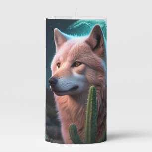 Wolf13: Pillar Candle