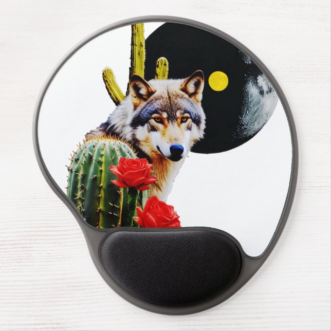 Wolf16: Gel Mouse Pad (Front)