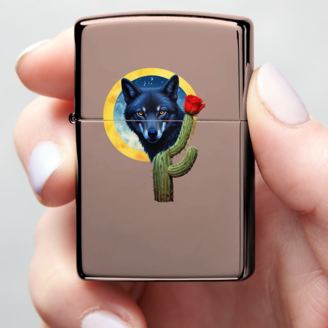 Wolf20: Zippo Lighter (In Hand)