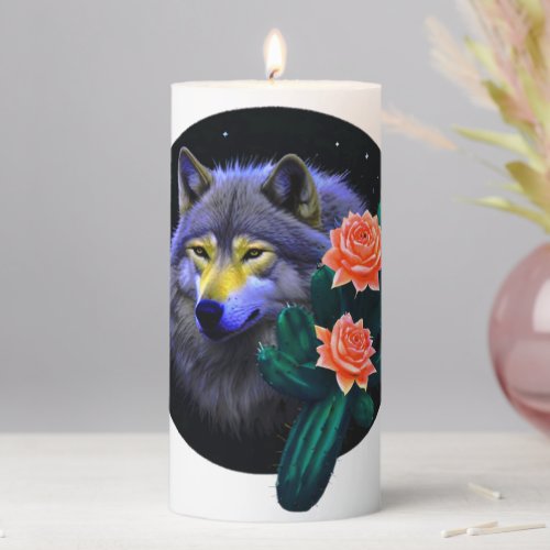 Wolf21 Pillar Candle